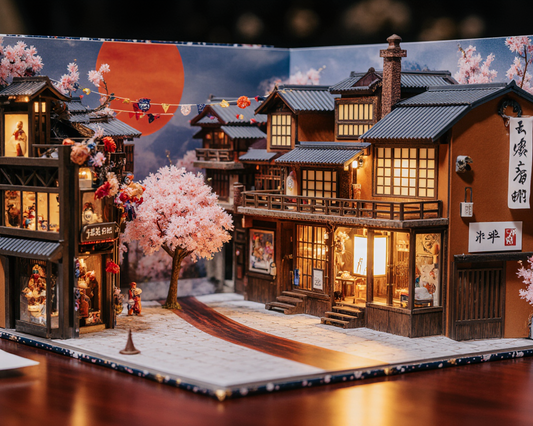 CozyCrafts™ | 3D Japanese Book Nook